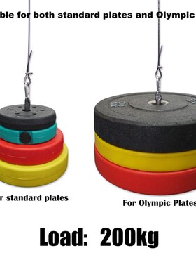 Fitness Pulley Cable System DIY Loading Pin Lifting Triceps