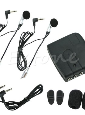 Motorbike Motorcycle Helmet 2-way Intercom Headset Communica
