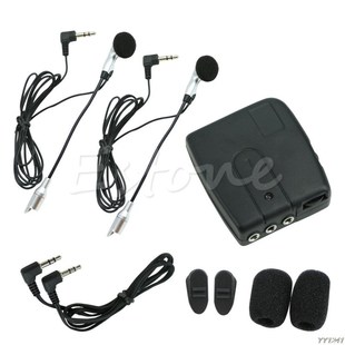 Motorbike Motorcycle Helmet 2-way Intercom Headset Communica
