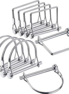 10 Pieces Shaft Locking Pin Safety Coupler Pin 1/4 Inch Diam