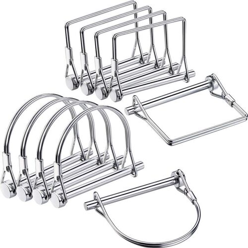10 Pieces Shaft Locking Pin Safety Coupler Pin 1/4 Inch Diam