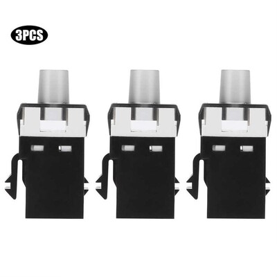 3pcs RJ45 Connector Adapter 180 Degree Module CAT6 UTP Netwo