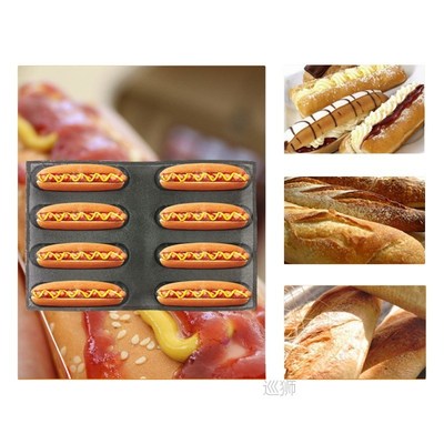 Round Bread Baguette Eclair Hamburger Baking Mold Long Loaf