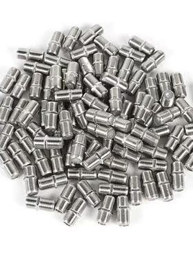 New & Practical 100 Pcs F Type UHF Coupler Adapter Conne