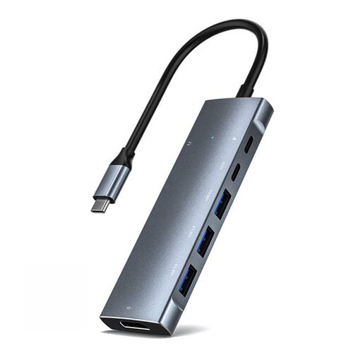 USB C HUB to HDMI-compatible USB 3.0 Adapter USB Type C to U