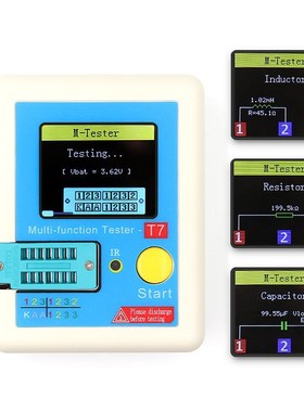 LCR-T7 Transistor Tester Multi-functional Didoe Triode Capac