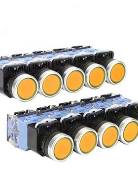 10 Pcs 22mm Momentary push button switches  BEM38-11DS(LA38)