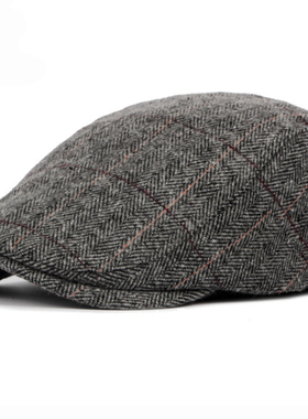 Autumn Winter Men newsboy hat Berets British Western Style W