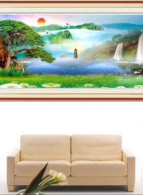 Custom mural 3d wall mural on the wall Chinese style mountai