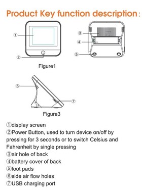DM306C CO2 Temperature Humidity Monitor Infrared NDIR Detect