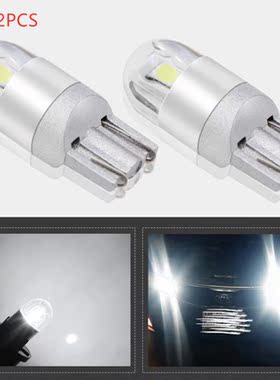 2pcs T10 LED Bulbs White 168 501 W5W LED Lamp T10 Wedge 3030
