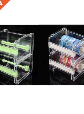 2 Pack Transparent Visible Desktop Tape Dispenser (Not Inclu