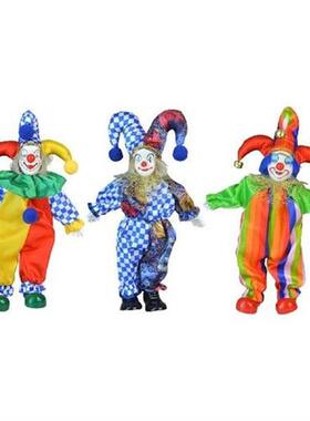Clown Dolls Collectible Home Display Decor Ornaments Arts
