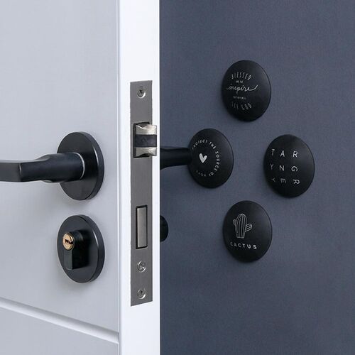 4pcs Wall Protector Door Handle Silicone Bumper Guard Stoppe