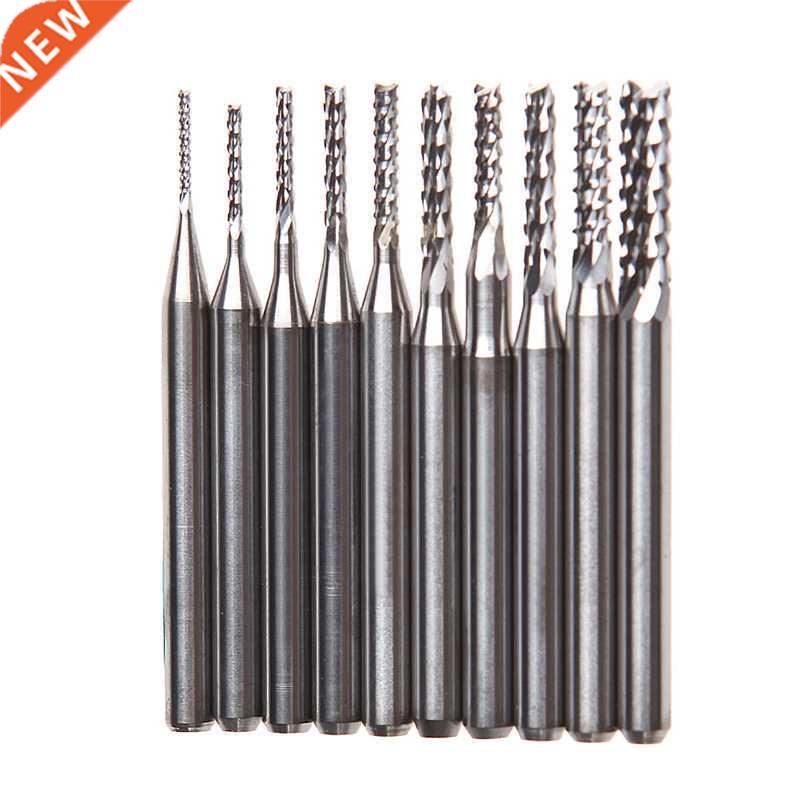 10Pcs/Set 1/8'' 0.8-3.175mm Drill Bits Engra