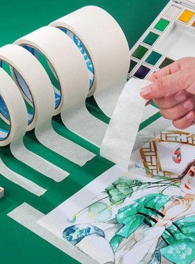 Watercolor Masking Adhesive Tape Painting Textured Paper Tap