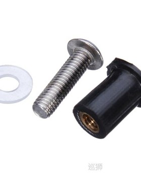 10pcs black M5 Windscreen Bolts Screws Windshield screw Kit