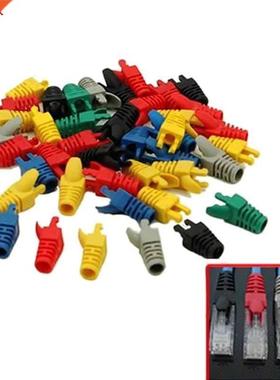 Network RJ45 Cable Ends Plug Connector Cover Boots Cap Cat5
