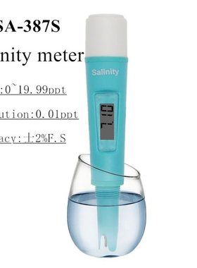 SA-387S Salinity meter Waterproof Salinometer Halometer Salt