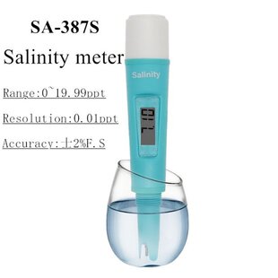 SA-387S Salinity meter Waterproof Salinometer Halometer Salt