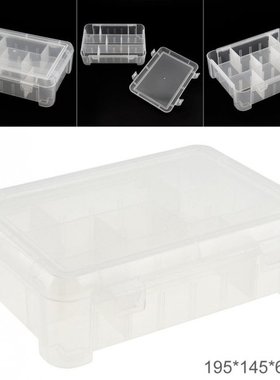 7.8 Inch 9 Grid  Durable Transparent White Portable Multifun