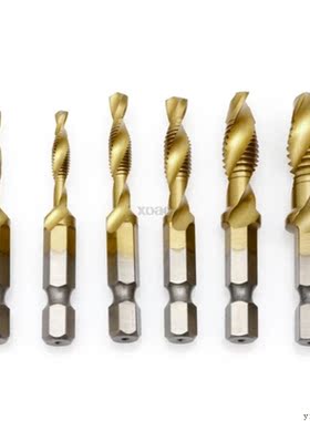 M3-M10 Hex Shank Titanium Plated HSS Hand Screw Thread Metri