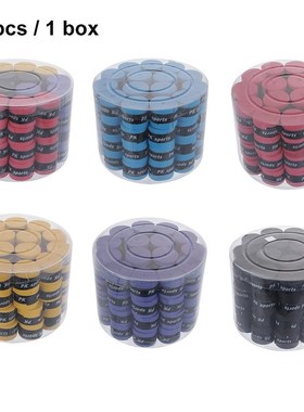 Durable 60pcs Non Slip Fabric Tapes Badminton Sweat Absorben