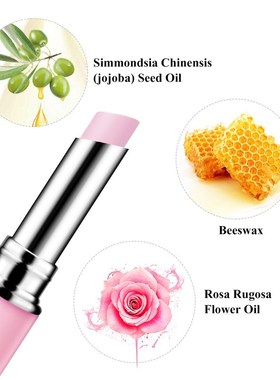 LANBENA Rose Lip Balm Lips Care Natural Extract Lipstick Fa
