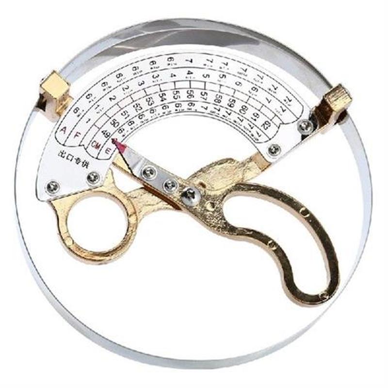 Scissor Type Hat Ruler Hand Held Milliners Sizer Hat Size