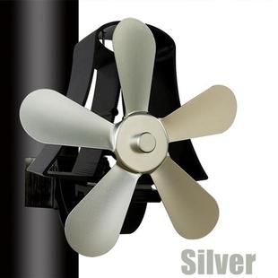 1100RPM Heat Stove Pow Blade Fan Mounte Wall Fireplace