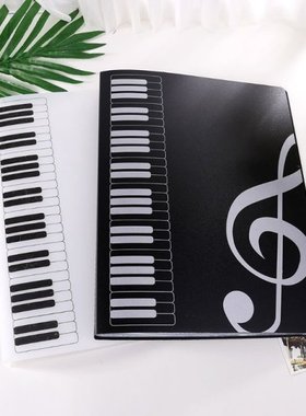 40 Pages A4 Size Piano Music Score Sheet Document File Folde