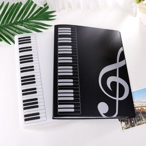 40 Pages A4 Size Piano Music Score Sheet Document File Folde
