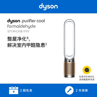 空气净化器家用卧室循环除甲醛凉风 Dyson戴森TP09 国行正品