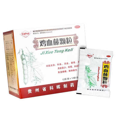 【科晖】鸡血藤颗粒12g*12袋/盒月经量少补血月经不调活血通络