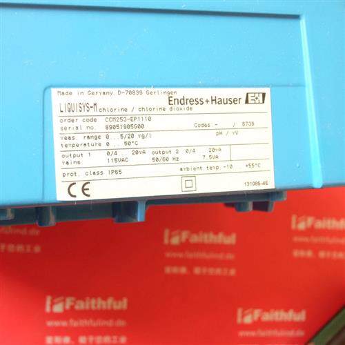 议价E+H CCM253-EP1110 恩德斯豪斯全新余氯测量变送器 Liquisys