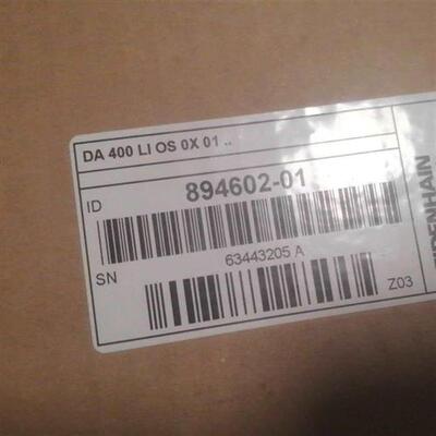 议价DA 400 LI OS 0X 01 894602-01议价