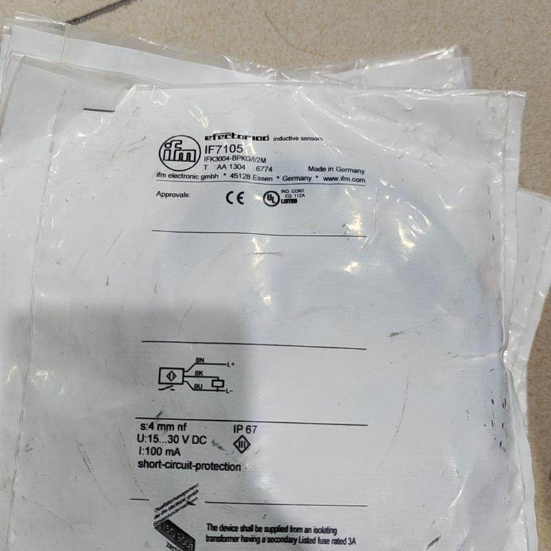 议价全新原装正品易福门IF7101接近开关