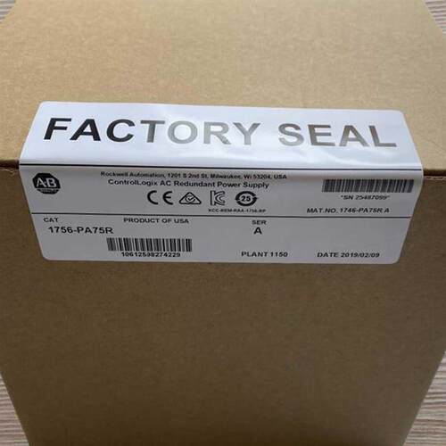 议价1756PB75R 原装美国AB罗克韦尔PLC质保一年包邮ControlLogix