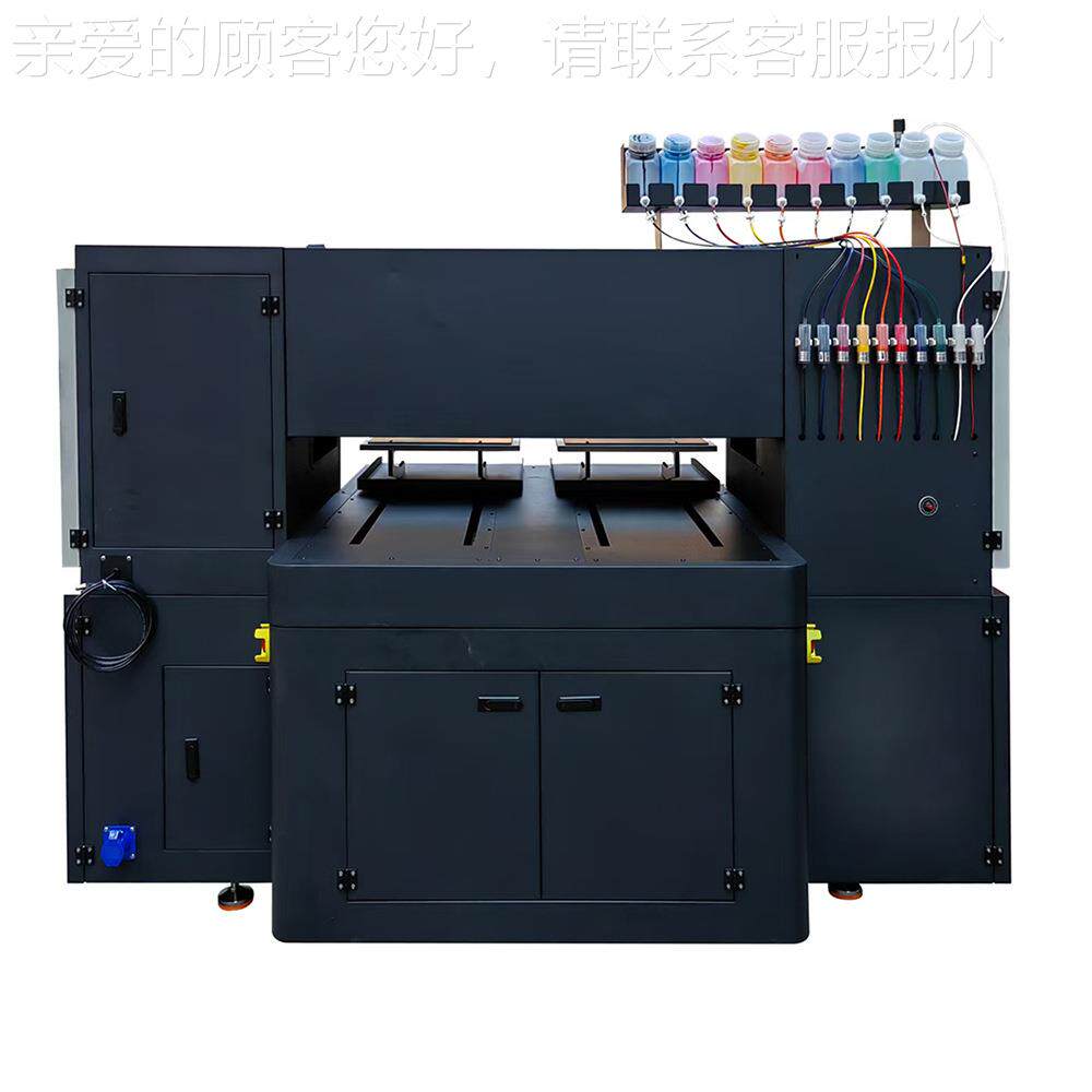双工位数码喷印花书包帆布袋衣服布t恤DTG-200服i装纺织料直dy白