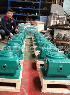 钢厂连铸机配套用TPG100-10-7/8型蜗轮蜗杆减速机