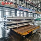 锻造钢厂用IEF75T重型钢包运车轨道电动板可转弯轨道供电输地平平