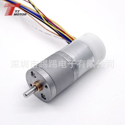 厂家生产 2430无刷减速电机 12V 24V 开环控制带编码器 金属齿轮