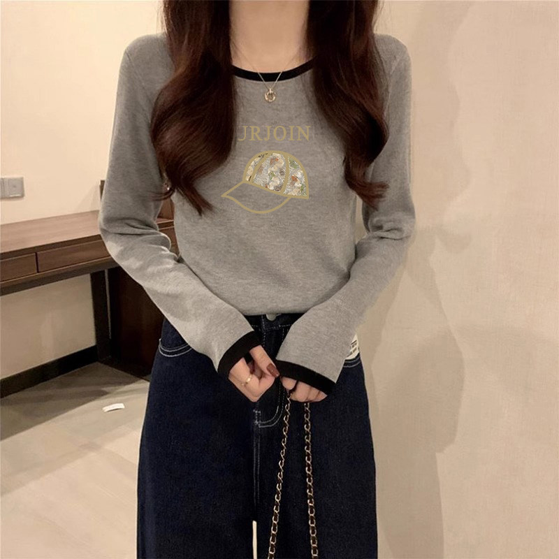 纯棉打底衫女宽松显瘦遮肉