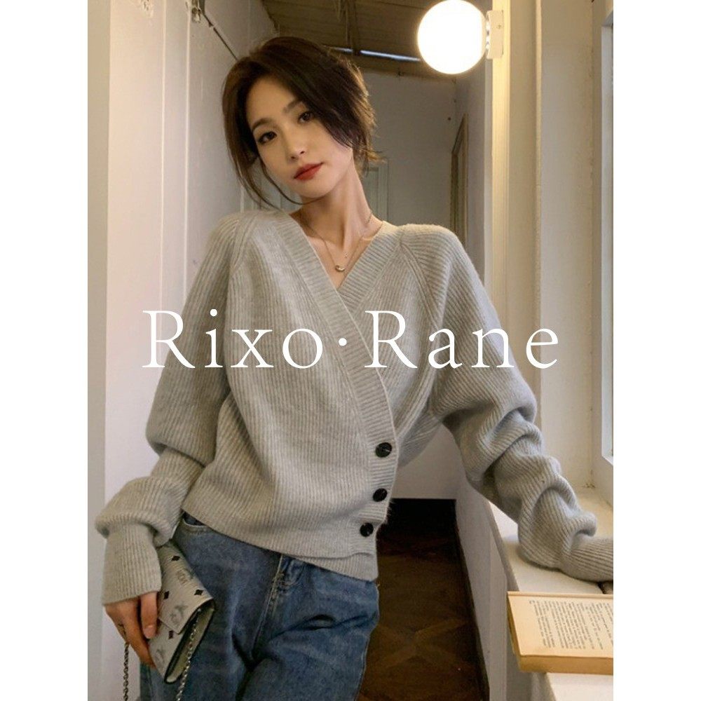 法国Rixo Rane一眼沦陷⭐覆古V领毛衣女别致高级感超好看针织衫潮,女装/女士精品,大码内搭,淘宝优惠券,粉丝福利购,淘宝优惠卷