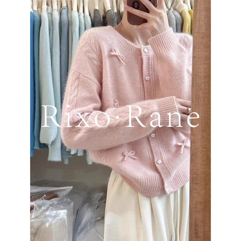 法国Rixo Rane 高颜出行?法式慵懒风蝴蝶结毛衣外套针织开衫上衣,女装/女士精品,大码内搭,淘宝优惠券,粉丝福利购,淘宝优惠卷