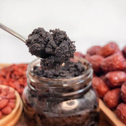 阿固胶膏东阿糕女IHX生即食双纯手工气现蒸大枣补黑芝麻元血核桃