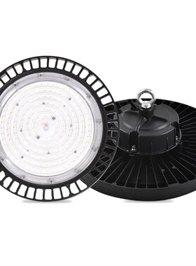 跨境led飞碟灯100W车间厂房防水天棚灯仓库球场工业照明ufo工矿灯