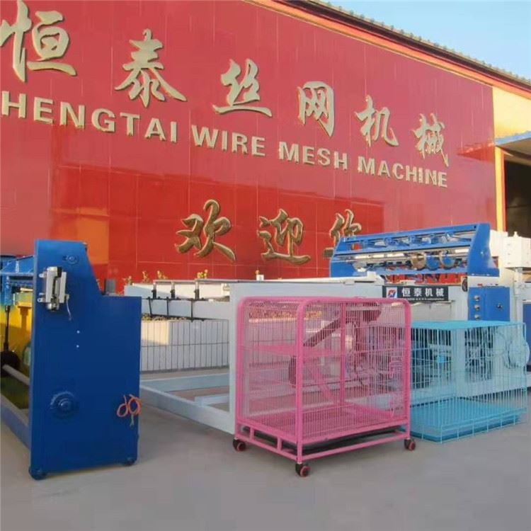 优惠的恒泰全自动养殖网排焊机 优质鸡笼焊网机 一次成型带边框