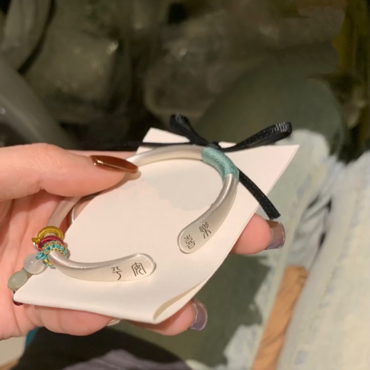 正品纯银手镯送女生生日礼物实用