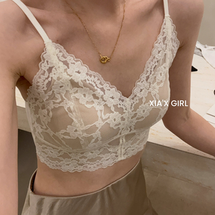 XIA夏夏-春夏款吊带背心性感打底防下垂文胸抹胸美背内衣HS96790